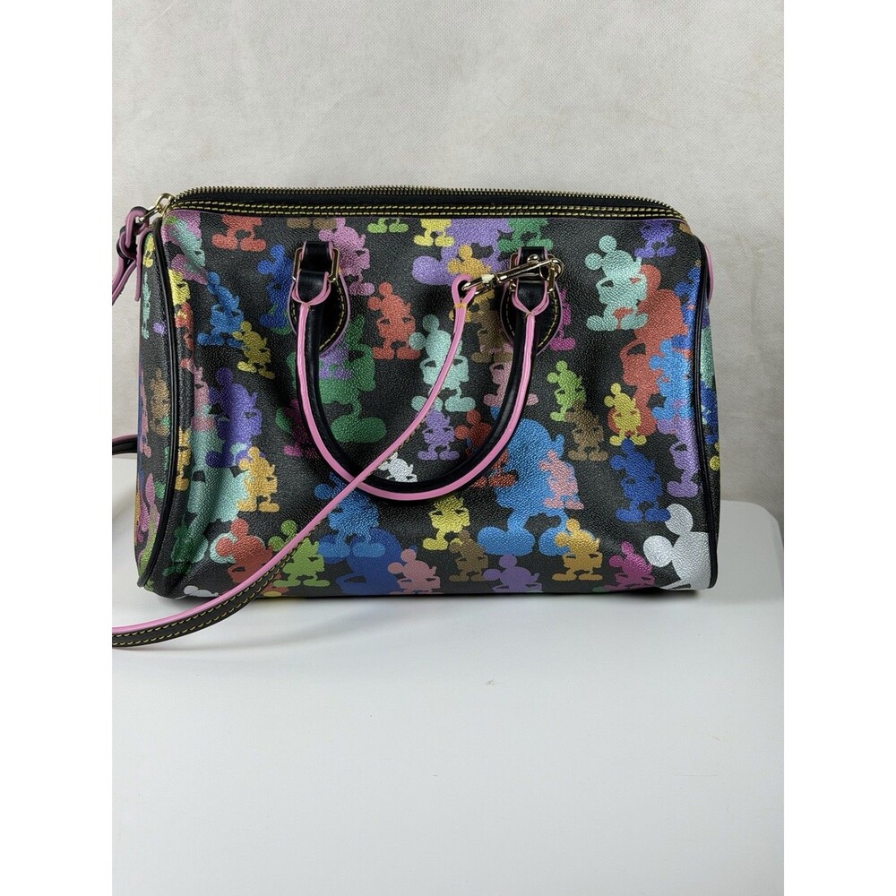 Disney Dooney & Bourke 10th Anniversary Wonder Mickey Mouse Satchel Bag Purse - Picture 5 of 12
